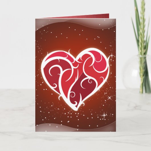 Je t'aime carte de jour de Valenines (Devant)