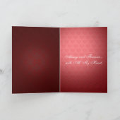 Je t'aime carte de jour de Valenines (Intérieur)