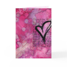 Je t'aime carte de jour de Valentines de bloc