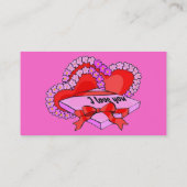 Je t'aime Carte de visite (Dos)