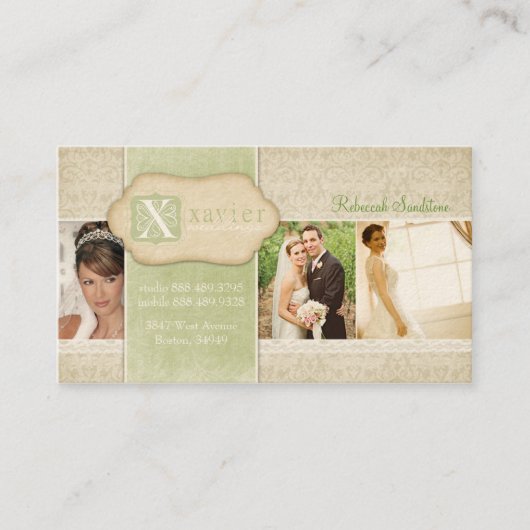 Je t'aime Carte de visite (Devant)