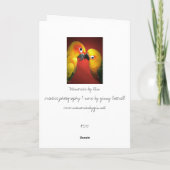 Je T'Aime ! Carte de vœux (Dos)
