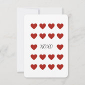 Je t'aime carte photo de la Saint Valentin (Dos)