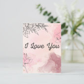 Je t'aime carte postale (Debout devant)