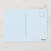 Je t'aime carte postale lama (Dos)