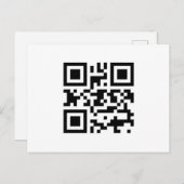 Je t'aime Carte postale QR (Devant / Derrière)