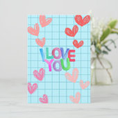 Je T'Aime Carte | Saint-Valentin (Debout devant)