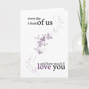 je t'aime carte simple