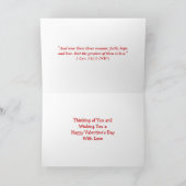 Je t'aime Carte Valentine (Intérieur)