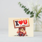 Je t'aime Cartes (Debout devant)