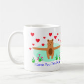 Je t'aime cette beaucoup de tasse (Gauche)