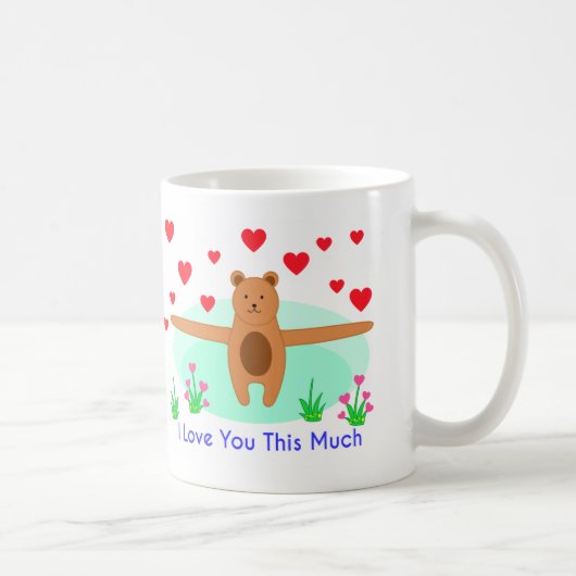 Je t'aime cette beaucoup de tasse (Droite)