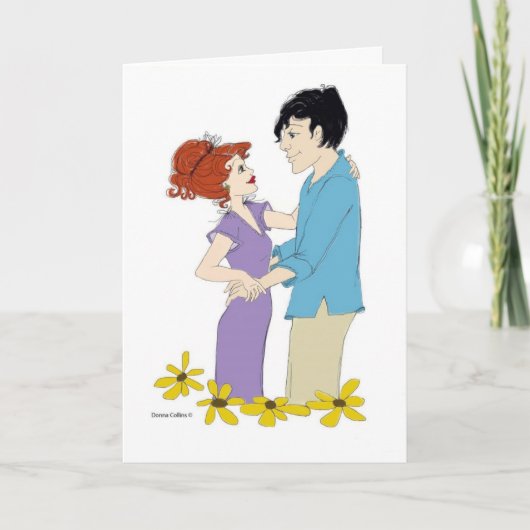 Je T'Aime Chère Carte Anniversaire (Devant)