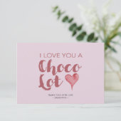 Je t'aime Chocolat Le Merci de Valentine (Debout devant)