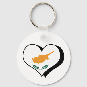 Je t'aime Chypre Porte-clés
