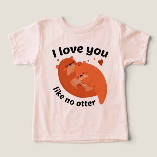 Je t'aime comme nulle autre loutre (Design Recto)