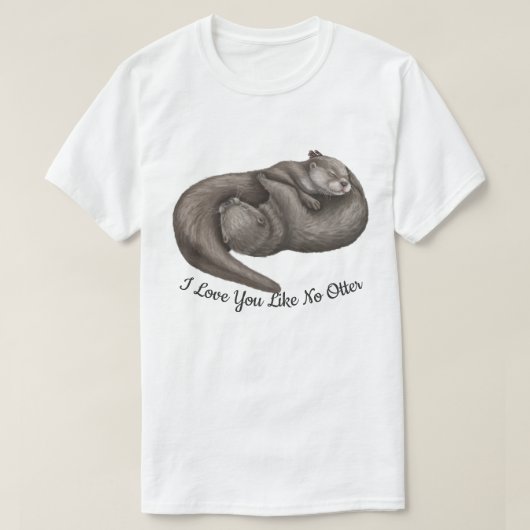 Je t'aime comme pas de t-shirt (Design devant)