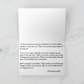 Je t'aime comme une carte de Valentine de bébé de (Intérieur)