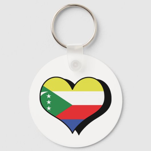 Je t'aime Comores Porte-clés (Recto)