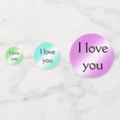 Je t'aime Confetti (Devant)