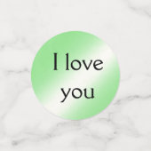 Je t'aime Confetti (Petit recto)