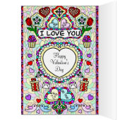 Je T'Aime | Couleur adulte | Saint Valentin (Intérieur (Gauche))