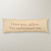 Je T'Aime Coussin Tu Me Comprends Citation (Dos)