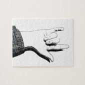 Je t'aime dans ASL - puzzle (Horizontal)