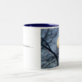 Je t'aime dans la lune et la tasse arrière de (Centre)