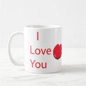 Je t'aime Dave mug (Gauche)
