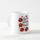 Je T'Aime De Ma Tête Tomates - Cute Pun Mug (Devant gauche)