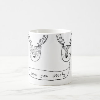Je t'aime deerly tasse