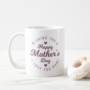 Je t'aime Fête des mères de maman   Café Mug