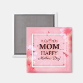 Je t'aime Fête des mères de maman | Magnet (Recto/Verso)