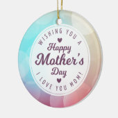 Je t'aime Fête des mères de maman | Ornement (Gauche)