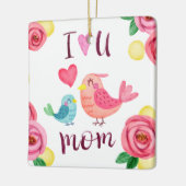 Je t'aime Fête des mères de maman | Ornement (Gauche)