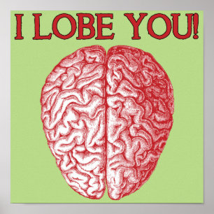 Je T'aime Geek Nerd Amour Drôle Affiche Panneau