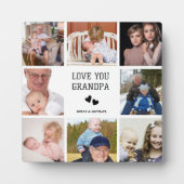 Je T'Aime, Grand-Père | Plaque photo Collage moder (Devant)