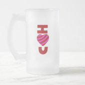 Je T'Aime Grande Mug De Verre Frosted (Gauche)