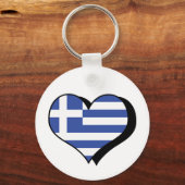 Je t'aime Grèce Porte-clés (Recto)