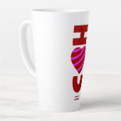 Je T'Aime Grosse Mug Latte (Angle gauche)
