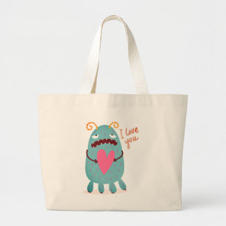 JE T'AIME HEUREUX MONSTER Sac fourre-tout PERSONNA