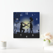 Je T'Aime Horloge Murale (Maison)