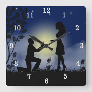 Je T'Aime Horloge Murale