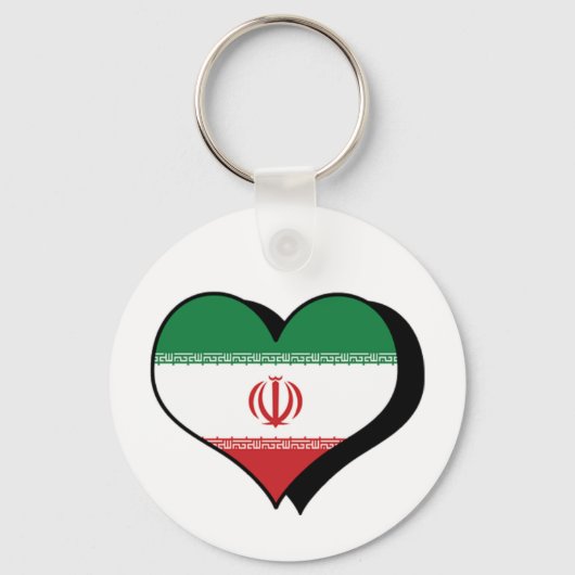 Je t'aime Iran Porte-clés (Recto)
