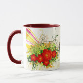 Je t'aime Jésus / Art Abstrait 42A Mug (Gauche)