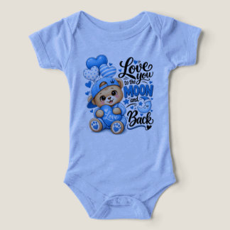 Je t'aime jusqu'à la lune et retour Ourson mignon