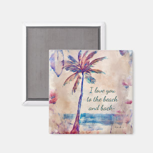 Je t'aime jusqu'à la plage et retour Magnet