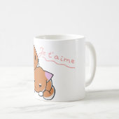 Je T'aime Kawaii Tasse de Café pour Couple Romanti (Devant droit)