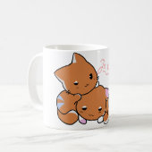 Je T'aime Kawaii Tasse de Café pour Couple Romanti (Devant gauche)